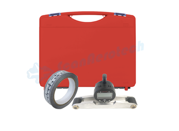 MITUTOYO 12,7MM DIGITAL DIAL GAUGE WITH CUSTOM ROLLER BRACKET